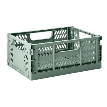 3 sprouts 環保折疊籃  60%環保材質  多用途  四個大提手  1個  典雅綠  詳見包裝卡