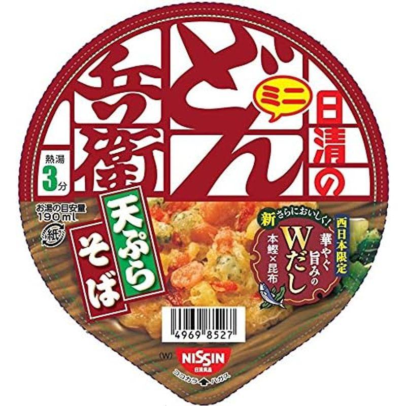 日清食品 どん兵衛 特盛天ぷらそば 西 142g×12個