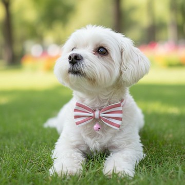 寬條紋款 三色 蝴蝶結寵物裝飾項圈 貓咪 小型犬 迷你犬