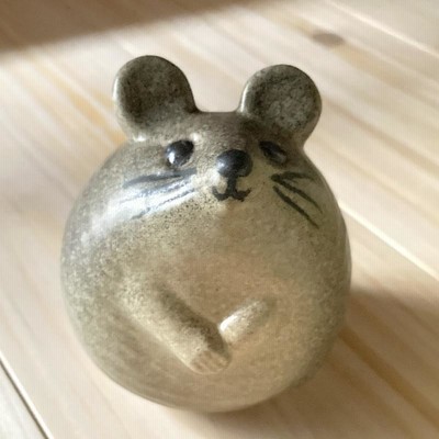 リサラーソン 三匹のネズミ ねずみ 陶器置物 北欧雑貨 lisa