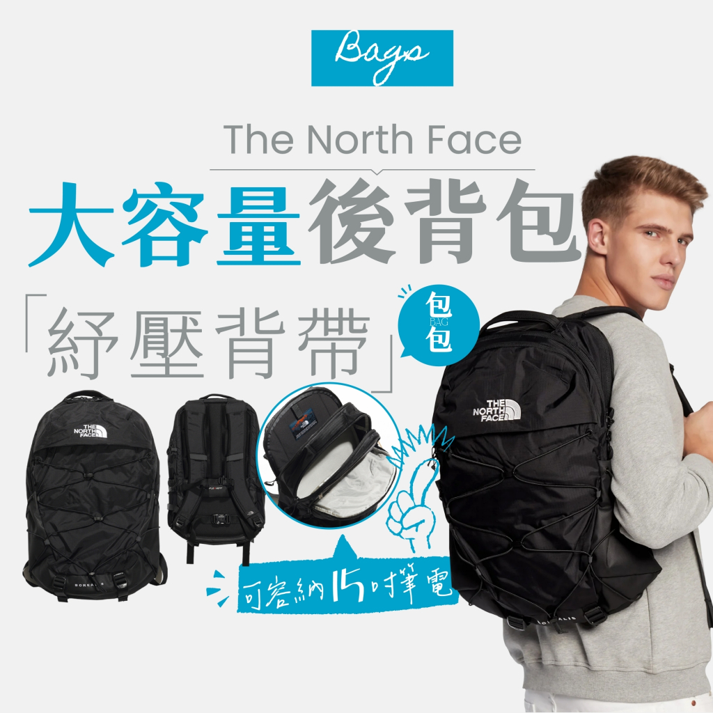 商城正品｜現貨】The North Face 北臉北面TNF 背包後背包筆電包書包