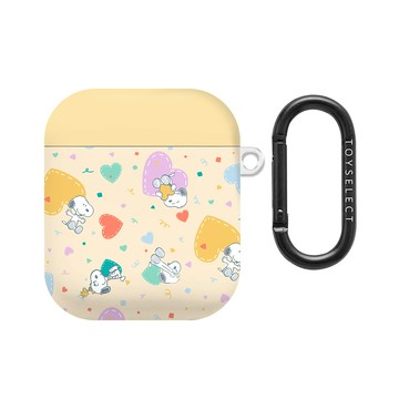 【正版授權】SNOOPY史努比 愛心碎花AirPods防摔保護套