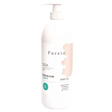 Purete 碳酸保濕沐浴精 沁香綠茶 1L 全家適用  1瓶