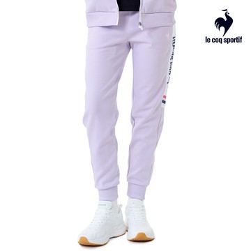 【LE COQ SPORTIF 法國公雞】女款蘭花紫色吸濕排汗針織運動長褲LWW82071