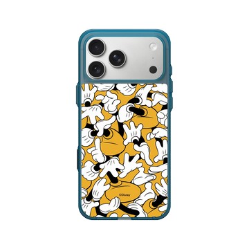 iPhone 17 Pro Max Clear (相機按鈕) 夜幕藍 - 迪士尼-米奇 Mickey - 黑標款-米奇手腳