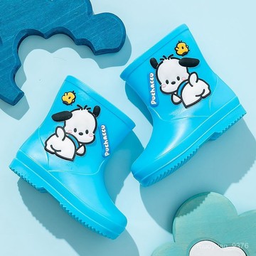 【臺灣-出貨】  兒童可愛雨鞋💖水鞋卡通防水防滑1-6嵗小童雨靴幼兒雨膠鞋 40EY