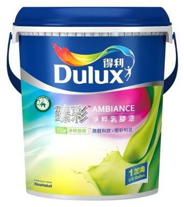 得利臻彩淨粹乳膠漆1加侖-平光