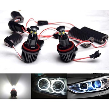 免運BMW寶馬X系E70 E71 E84 X1 X5 X6改裝專用LED天使眼光圈燈H8日行燈