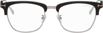 TOM FORD 黑色 & 银色 Blue Block Browline 眼镜