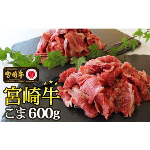 ふるさと納税 宮崎県 美郷町 こま肉 600g (300g×2パック) 牛肉 小間 冷凍 内閣総理大臣賞受賞 宮崎県産 九州産 送料無料 肉じゃが 牛丼 野菜炒め …