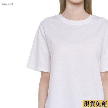 ✨桃園發出✨ 滌棉 短袖 女2026 新款 夏季 圓領純色t恤簡約 休閒 慵懶 風 顯瘦 百搭 上衣