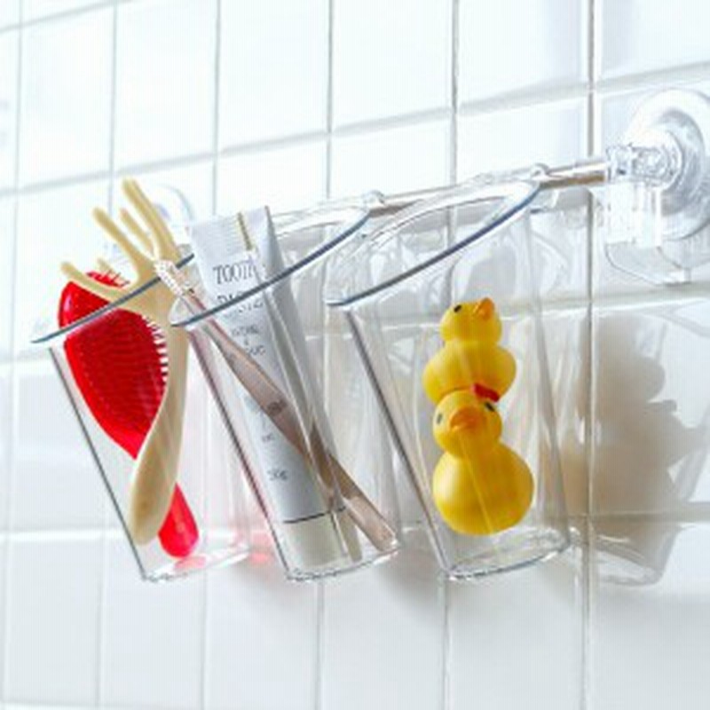 吸盤式バスラック Elizaサクション 吸盤シリーズ ハンギングバケツ お風呂収納 浴室ラック 収納ラック バスグッズ 小物 通販 Lineポイント最大1 0 Get Lineショッピング