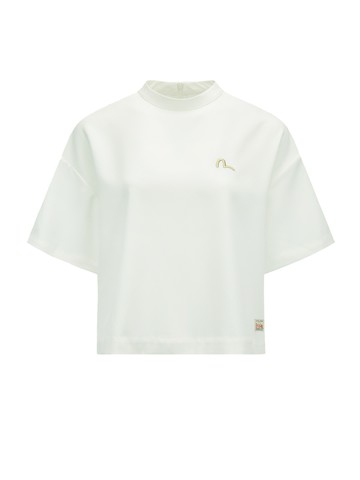 Seagull Embroidered Boxy Blouse