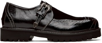 Andersson Bell 黑色 Western Brogue 乐福鞋