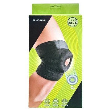ATUNAS 歐都納 標準型調整護膝 短 A1SAGZ03  F  黑色  1個