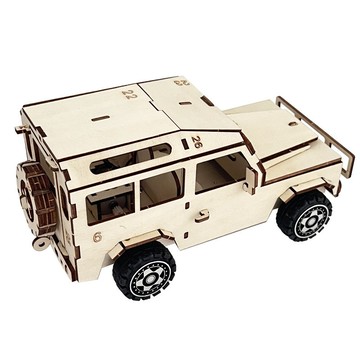 🌈DIY 大號越野模型車(SUV越野車)學生科技小製作科學實驗教具手工拼裝