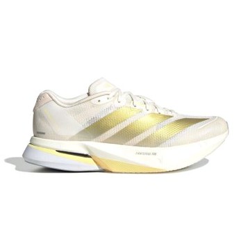 Adidas Adizero Boston 13 女鞋 米白金色 緩震 運動 慢跑鞋 JS4952