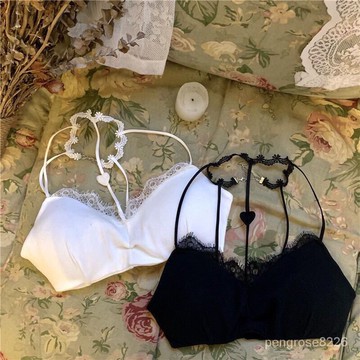 【優選精品】性感美背掛脖內衣少女無鋼圈文胸內搭漏肩背心抹胸帶胸墊裹胸薄款ins日韓風 Y9EZ