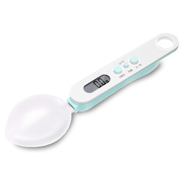 DRETEC 日本雙匙型手持式微量料理秤 湖水綠  PS-400  1個