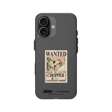 iPhone 17 Clear (相機按鈕) 酷墨灰 - 航海王 One Piece - 懸賞金系列-喬巴