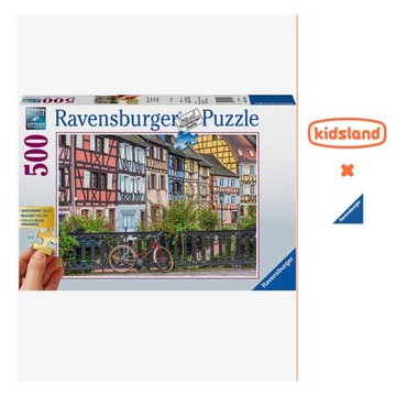 睿思Ravensburger城市風光系列拼圖500片成人兒童減壓益智玩具