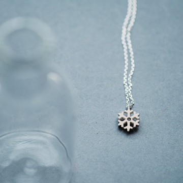 大顆海藍寶石項鍊 Silver 925