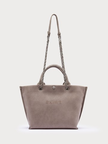 S'AIME 丹寧感皮穿鏈率性托特包