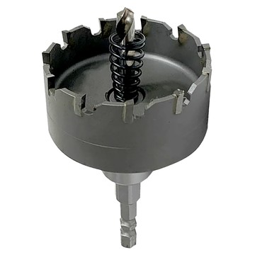 PANRICO 百利世 六角軸鎢鋼圓穴鋸 台灣製造 日本合金鋼材 超硬耐磨 適用於管/鐵板/鑄鐵/不鏽鋼/F.R.P等一般金屬薄板  1個