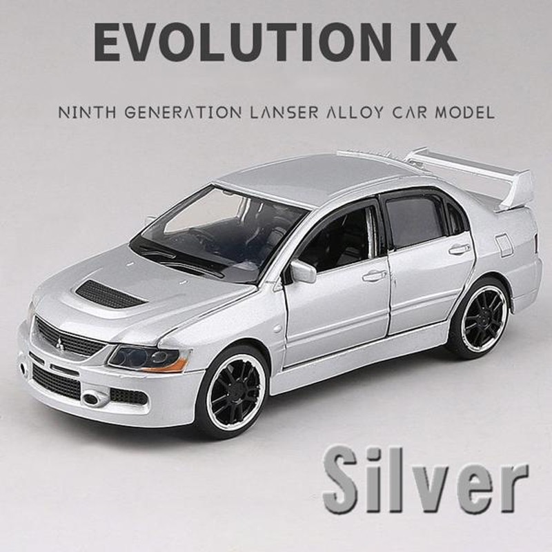 三菱 LANCER Evolution IX 1/32 ミニカー 全3色 ランサーエボリューション ライト点灯 エンジンサウンド 合金モデル 模型 |  LINEショッピング