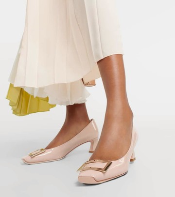 Roger Vivier Trompette 45 patent leather pumps