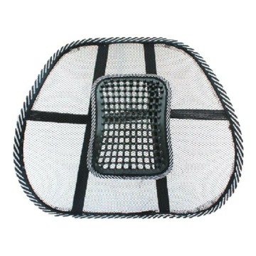 透氣網狀按摩腰靠