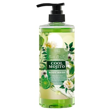 FANCY YOU 調酒沐浴乳 沁涼莫希托 有效清潔 不含酒精和對羥基苯甲酸酯  750ml  1瓶