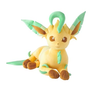 預購2026年3月下旬★Pokemon寶可夢中心 等身大 趴姿布偶 伊布家族 葉伊布 玩偶 娃娃（日本進口）