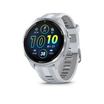 GARMIN Forerunner 965 高階鐵人運動錶-逐夢白