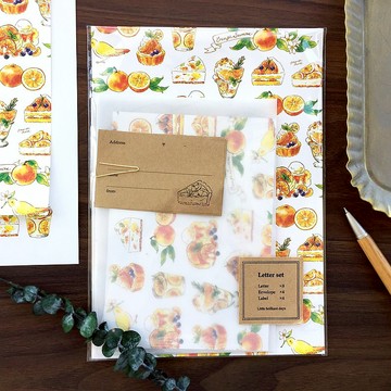 信紙組 Orange Sweets 橘子甜點信紙組