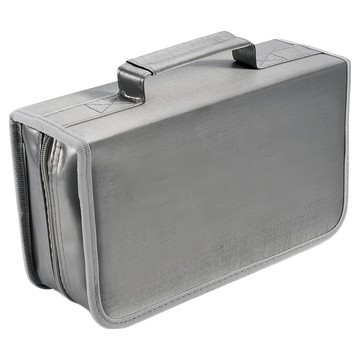 AHOYE 光碟收納包/光碟盒/CD收納包/CD盒 128片  1個  灰色