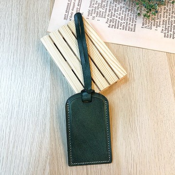【手工皮革】旅行吊牌-橄欖綠(MIT台灣製造)