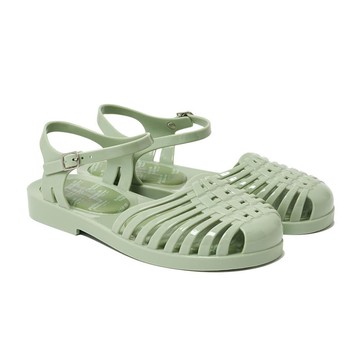 韓國 ROCKFISH GLAIR STRAPPY SANDALS 女款 魚骨鏤空果凍涼鞋 綠色GREEN