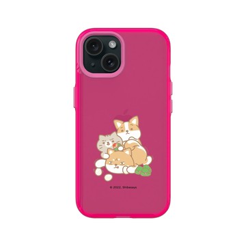 iPhone 15 Clear 粉漾桃 - 柴語錄 Shiba Says - 端午立蛋
