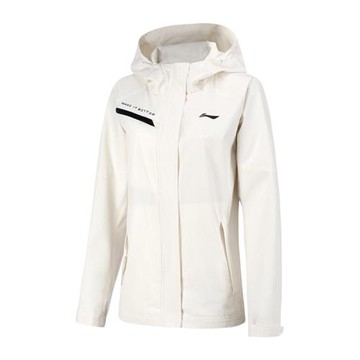 李寧正品外套女冬季新款三合一連帽加絨保暖運動防風衣AWBR020