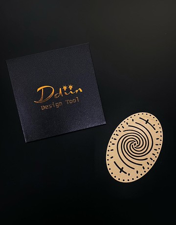 Exlicon橢圓黃銅圓盤 繪圖工具