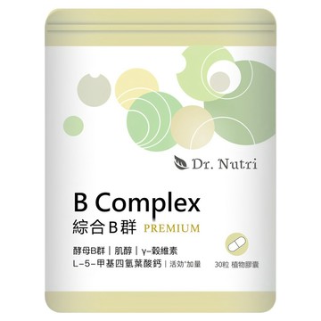 Dr. Nutri 芯漾生醫 綜合B群PREMIUM  30顆  15.9g  1袋