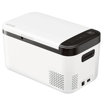 Kinyo 壓縮機車用行動冰箱 CRE-2055  20L  白色 + 黑色  1個