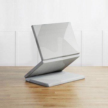 granrest 基本款三折疊式記憶泡棉床墊  加大單人床  5cm  灰色