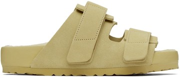 Tekla 黄色 Birkenstock 联名 Uji 凉鞋