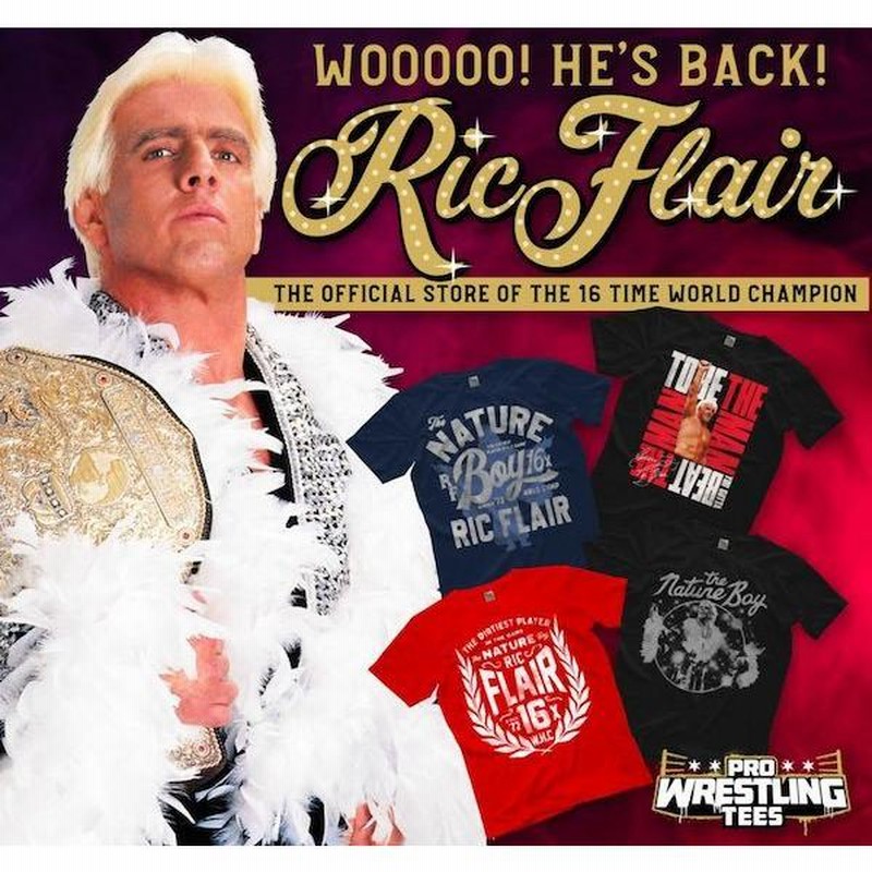 ネイチャーボーイ” リック・フレアー Tシャツ「RIC FLAIR Diamonds Are 