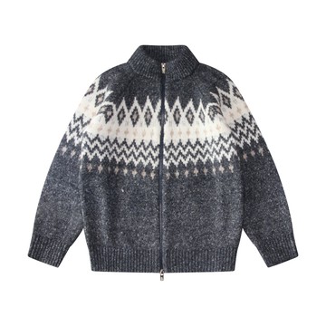 Brunello Cucinelli - Blue Mohair And Wool Blend Sweater