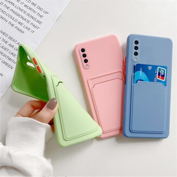 適用三星A20手機殼A50s保護a30s鏡頭A50硅膠套a30全包防摔卡包卡套Galaxy男女款放照片Samsung可插卡外殼子
