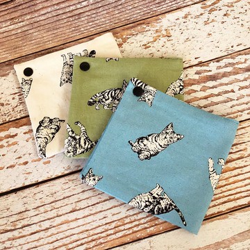 口罩收納包 衛生棉包-貓