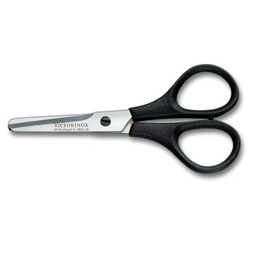【Victorinox 瑞士維氏】POCKET SCISSORS 口袋型萬用剪刀-10cm(8.0961.10)【墊腳石】